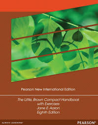 The Little Brown Compact Handbook with Exercises 8th Edition by Jane E Aaron The Little Brown Compact Handbook with Exercises 8th Edition by Jane E Aaron