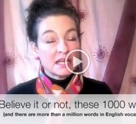 Speak English Once and For All Video Unit 38 - Why 1000 Words Speak English Once and For All Video Unit 38 - Why 1000 Words