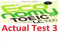 [Study Video] - Economy Toeic LC 1000 Vol1 - Actual Test 3
