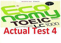 [Study Video] - Economy Toeic LC 1000 Vol1 - Actual Test 4