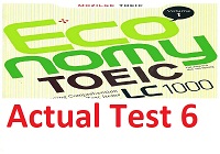 [Study Video] - Economy Toeic LC 1000 Vol1 - Actual Test 6
