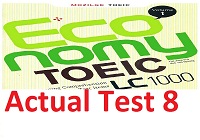 [Study Video] - Economy Toeic LC 1000 Vol1 - Actual Test 8