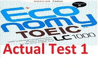 [Study Video] - Economy Toeic LC 1000 Vol2 - Actual Test 1