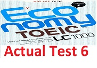 [Study Video] - Economy Toeic LC 1000 Vol2 - Actual Test 6