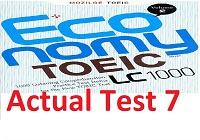 [Study Video] - Economy Toeic LC 1000 Vol2 - Actual Test 7