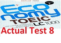[Study Video] - Economy Toeic LC 1000 Vol2 - Actual Test 8
