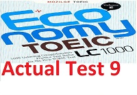 [Study Video] - Economy Toeic LC 1000 Vol2 - Actual Test 9