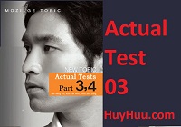 [Study Video] - Mozilge New TOEIC Actual Test Part 3-4 - Actual Test 3