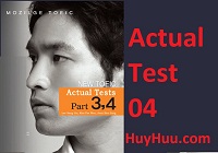 [Study Video] - Mozilge New TOEIC Actual Test Part 3-4 - Actual Test 4