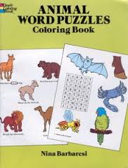 Animal Word Puzzles Coloring Book Animal Word Puzzles Coloring Book