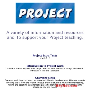 Project Supplementary Materials Levels 1-3 Project Supplementary Materials Levels 1-3