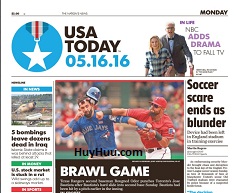 Newspapers USA Today May 16 2016 Newspapers USA Today May 16 2016