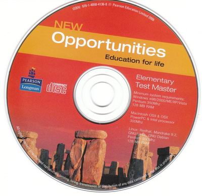 New Opportunities Elementary Test Master CD-ROM New Opportunities Elementary Test Master CD-ROM