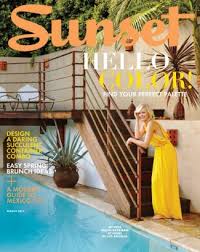Magazines Sunset March 2016