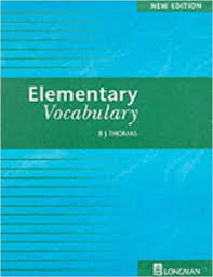 Elementary Vocabulary Elementary Vocabulary