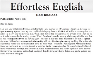 Original Effortless English Level 2 - Part 1 - Bad Choices