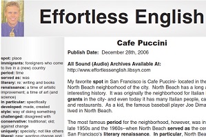 Original Effortless English Level 3 - Part 1 - Cafe Puccini
