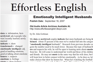 Original Effortless English Level 3 - Part 3 - Emotionally Intel Husbands