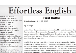 Original Effortless English Level 3 - Part 4 - First Battle