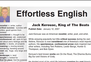 Original Effortless English Level 3 - Part 5 - Jack Kerouac