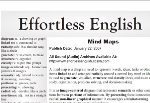Original Effortless English Level 3 - Part 9 - Mind Maps