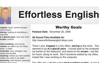 Original Effortless English Level 3 - Part 20 - Worthy Goals