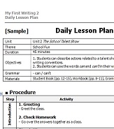 My First Writing 2 Syllabus and Daily Lesson Plan 2nd Edition My First Writing 2 Syllabus and Daily Lesson Plan 2nd Edition