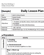 My First Writing 3 Syllabus and Daily Lesson Plan 2nd Edition My First Writing 3 Syllabus and Daily Lesson Plan 2nd Edition