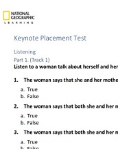 Keynote Proficient Placement Test Keynote Proficient Placement Test