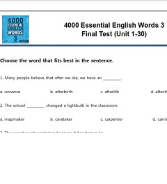 4000 Essential English Words 3 Second Edition Tests 4000 Essential English Words 3 Second Edition Tests
