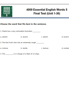 4000 Essential English Words 5 Second Edition Tests 4000 Essential English Words 5 Second Edition Tests