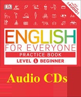 English for Everyone Level 1 Beginner Practice Book Audio CDs