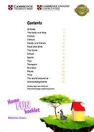 Home Fun Booklet 2 Answer Key Home Fun Booklet 2 Answer Key