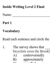 Inside Writing 2 Tests Inside Writing 2 Tests