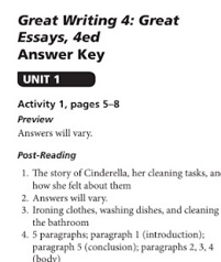 Great Writing 4th Edition 4 Answer Key Great Writing 4th Edition 4 Answer Key