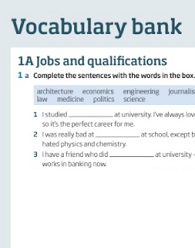 Roadmap B1 Plus Vocabulary Bank Roadmap B1 Plus Vocabulary Bank