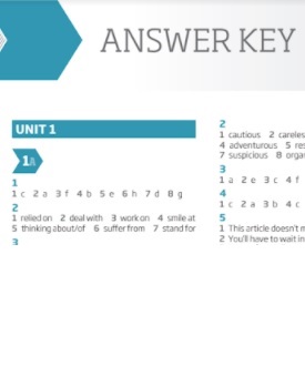 Roadmap B2 Workbook Answer Keys Roadmap B2 Workbook Answer Keys