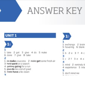 Roadmap C1 Workbook Answer Keys Roadmap C1 Workbook Answer Keys