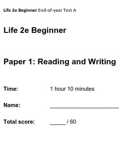 National Geographic Life 2nd Edition Beginner Tests National Geographic Life 2nd Edition Beginner Tests