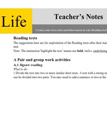 National Geographic Life 2nd Edition Beginner Text Scripts Keys