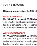 National Geographic Life 2nd Edition Intermediate Exam View National Geographic Life 2nd Edition Intermediate Exam View