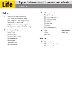 National Geographic Life 2nd Edition Upper-Intermediate Grammar Practice Worksheets National Geographic Life 2nd Edition Upper-Intermediate Grammar Practice Worksheets