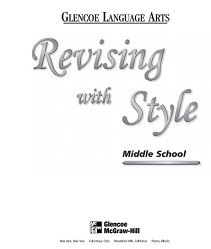 Revising with Style Middle School Workbook - Glencoe Language Arts