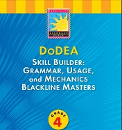 Skill Builder Grammar Usage and Mechanics - Blackline Masters Practice Books Grade 4