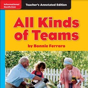 MACMILLAN Leveled Readers Teachers Annotated Editions Grade 1- All Kinds of Teams MACMILLAN Leveled Readers Teachers Annotated Editions Grade 1- All Kinds of Teams