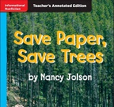 MACMILLAN Leveled Readers Teachers Annotated Editions Grade 1- Save Paper Save Trees