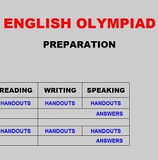 Ukrainian English Language Olympiad  Preparation Tasks 10-11