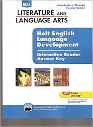 Holt Literature and Laguage Art - Holt English Language Development Interactive Reader Fourth Course Grade 10
