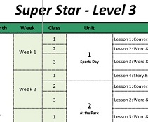 A-List Super Star 3 Syllabus A-List Super Star 3 Syllabus