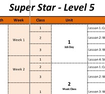 A-List Super Star 5 Syllabus A-List Super Star 5 Syllabus